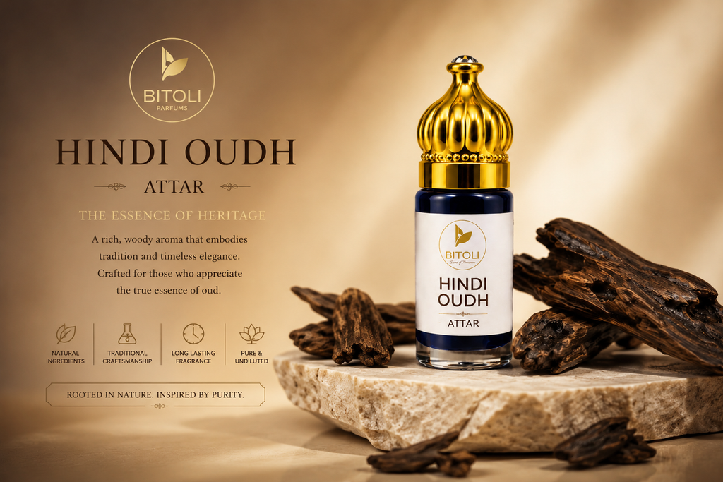 Hindi Oud Attar | Authentic Indian Oud | Handcrafted in Kannauj