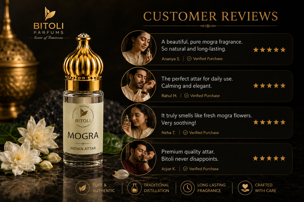 Mogra Attar | Authentic Indian Attar | Handcrafted In Kannauj