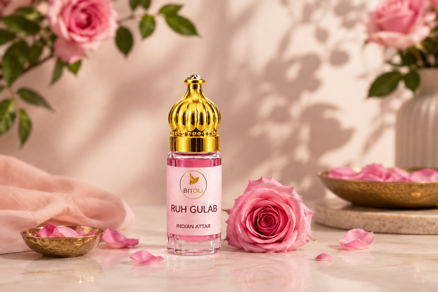 Ruh Gulab Attar | Authentic Indian Attar | Handcrafted in Kannauj