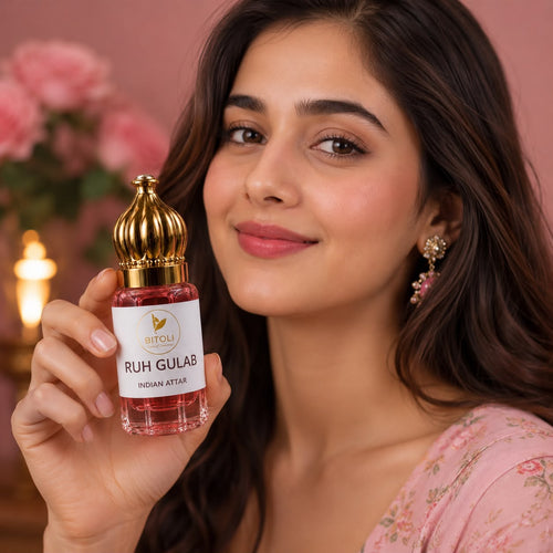 Ruh Gulab & Mogra Attar | Floral Majesty Collection | Handcrafted In Kannauj