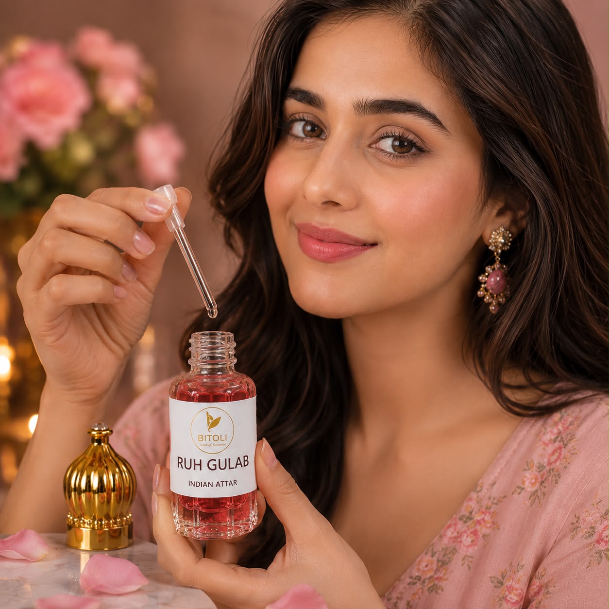 Ruh Gulab Attar | Authentic Indian Attar | Handcrafted in Kannauj