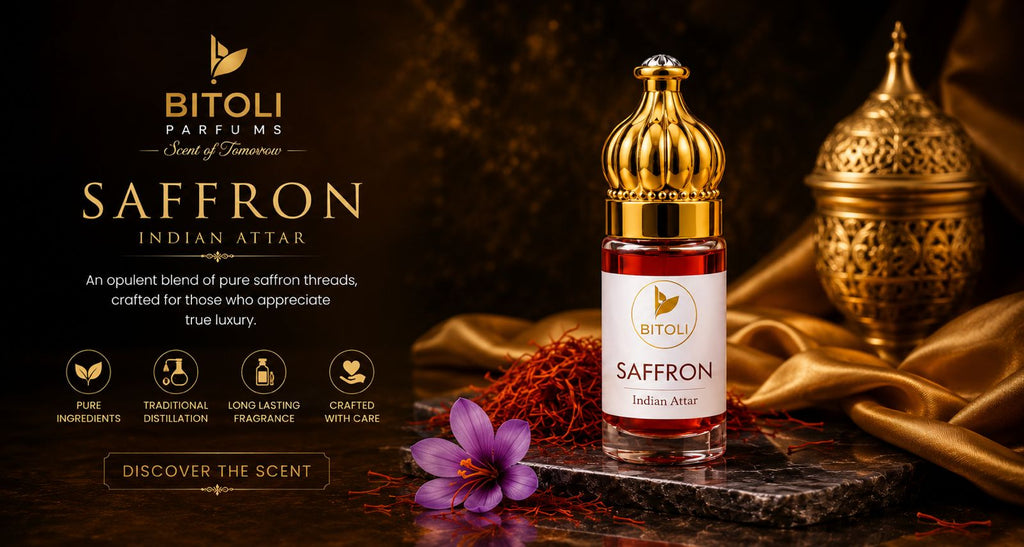 Saffron Attar | Authentic Indian Attar | Handcrafted In Kannauj