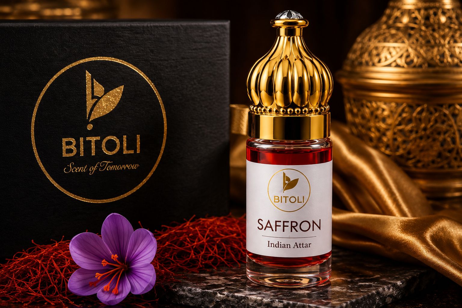 Saffron Attar | Authentic Indian Attar | Handcrafted In Kannauj