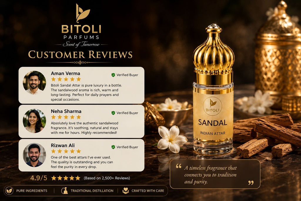 Sandal Attar | Authentic Indian Attar | Handcrafted In Kannauj