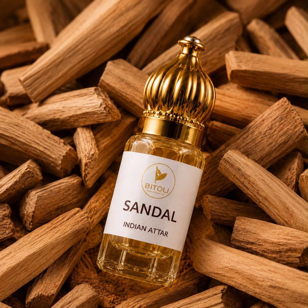 Saffron & Sandal Attar | Handcrafted In Kannauj