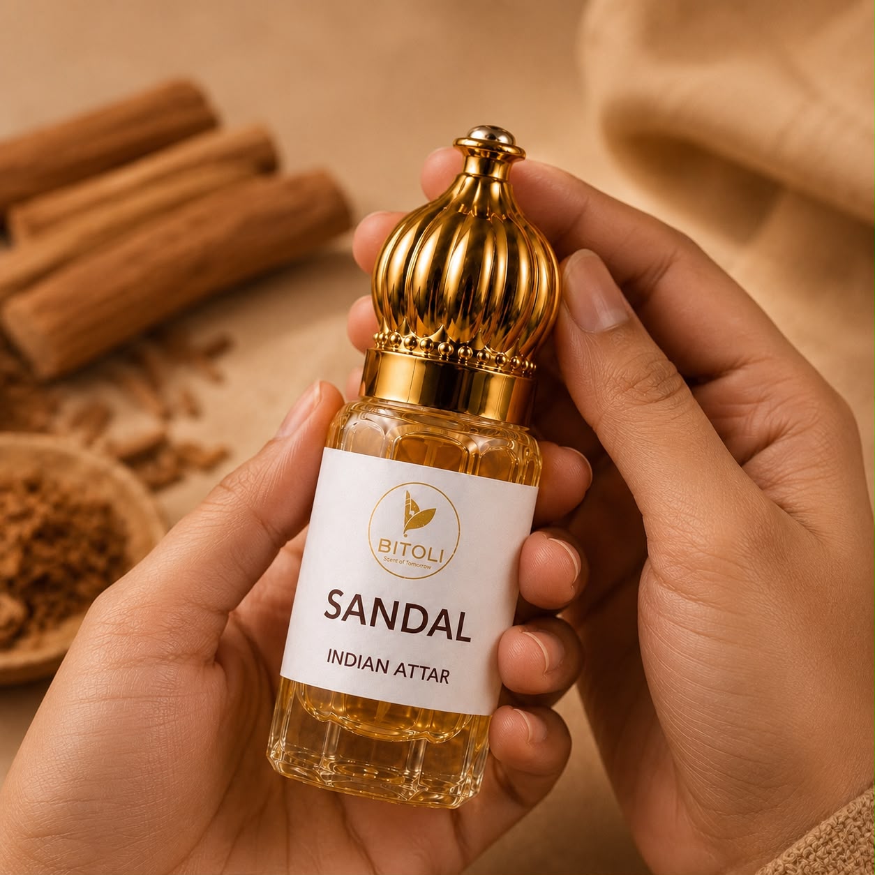 Sandal Attar | Authentic Indian Attar | Handcrafted In Kannauj