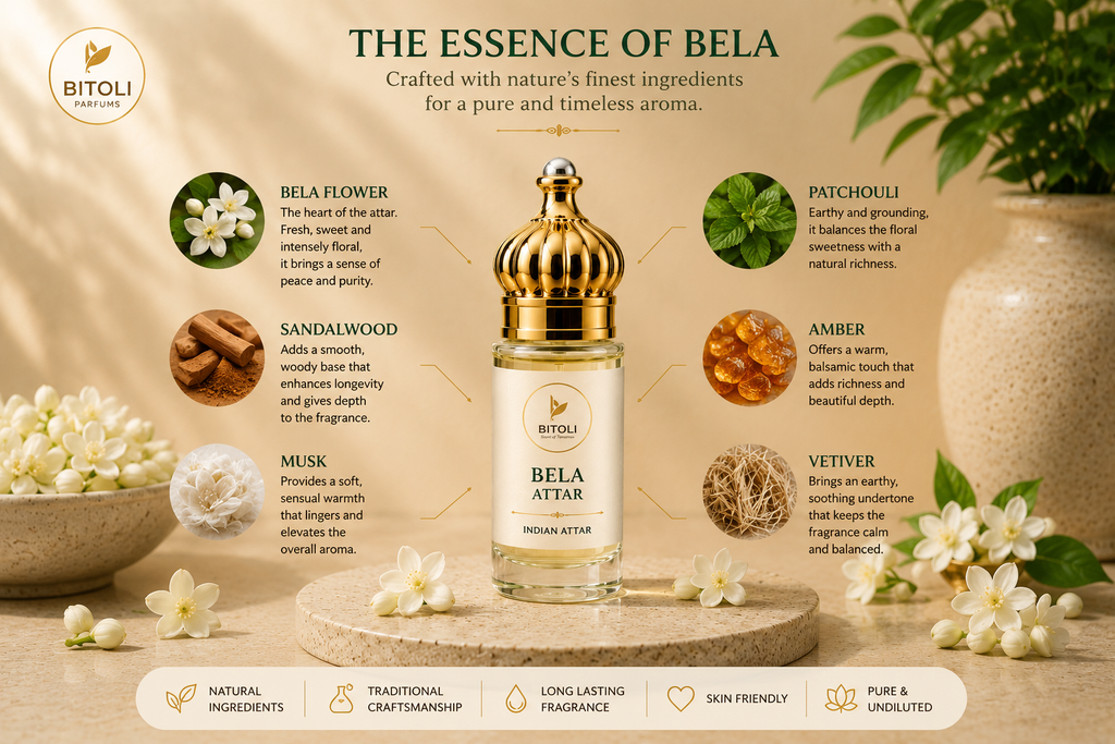 Bela Attar | Authentic Indian Attar | Handcrafted In Kannauj