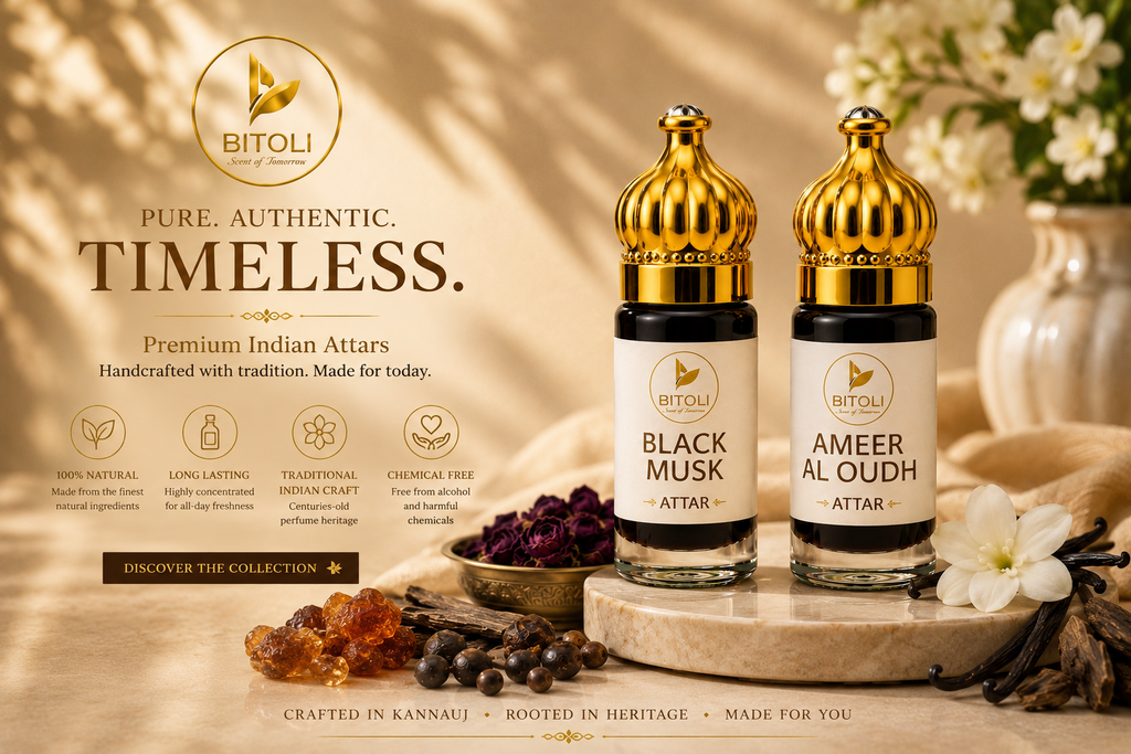 Midnight Royals Duo - Black Musk & Ameer Al Oud Attar | Handcrafted In Kannauj
