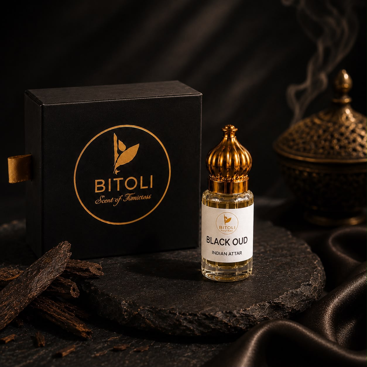 Black Oud Attar | Authentic Indian Oud | Handcrafted In Kannauj