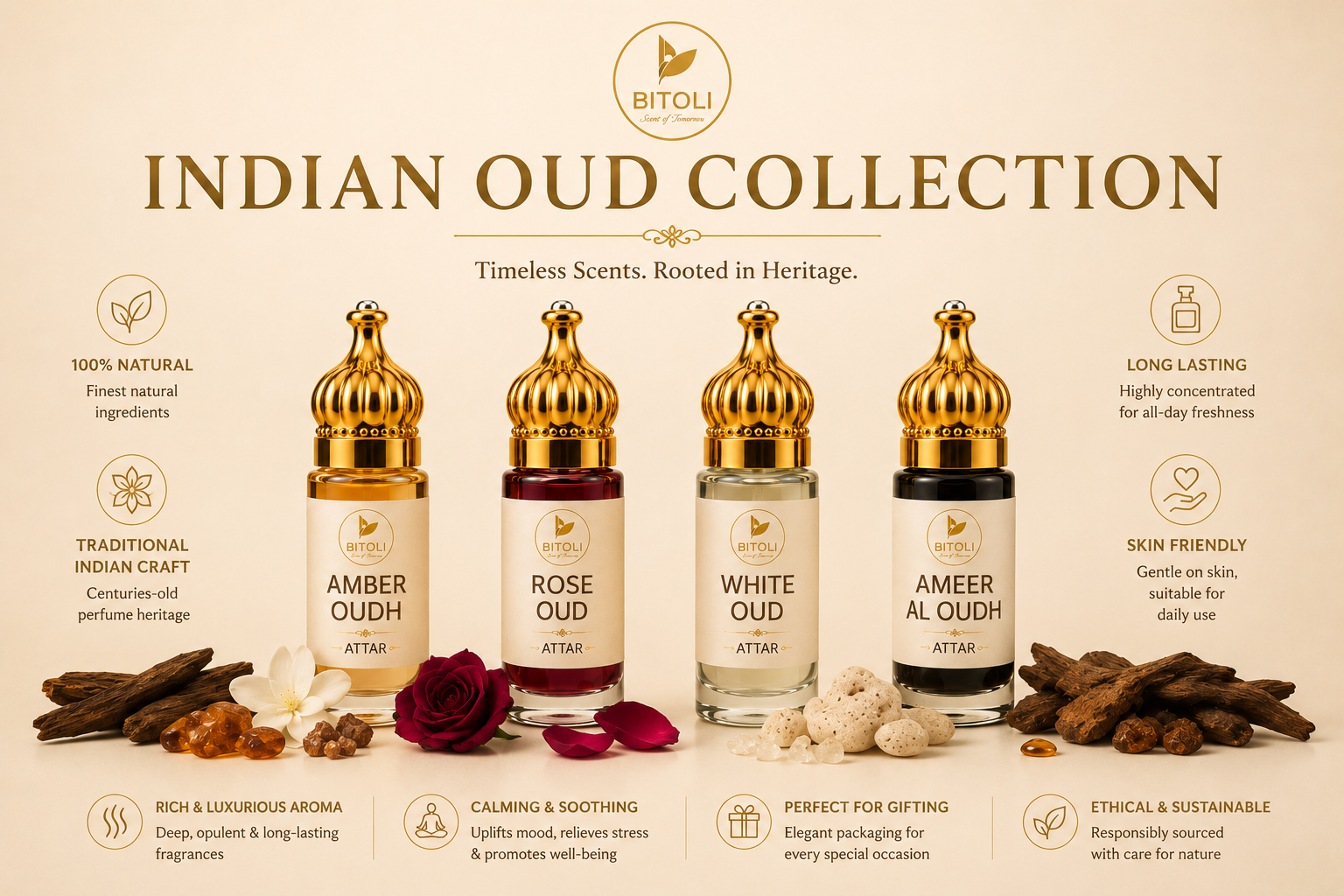 Royal Oud Blends | Authentic Indian Oud Attars | Handcrafted In Kannauj