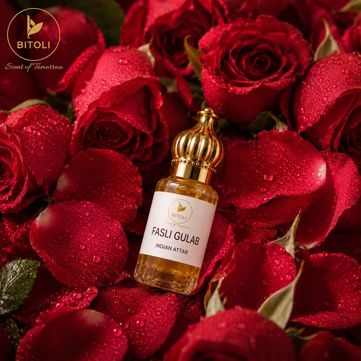 Fasli Gulab Attar | Authentic Indian Attar | Handcrafted in Kannauj