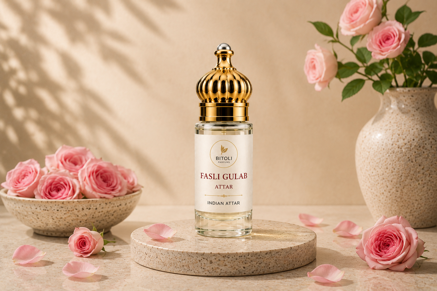 Fasli Gulab Attar | Authentic Indian Attar | Handcrafted in Kannauj