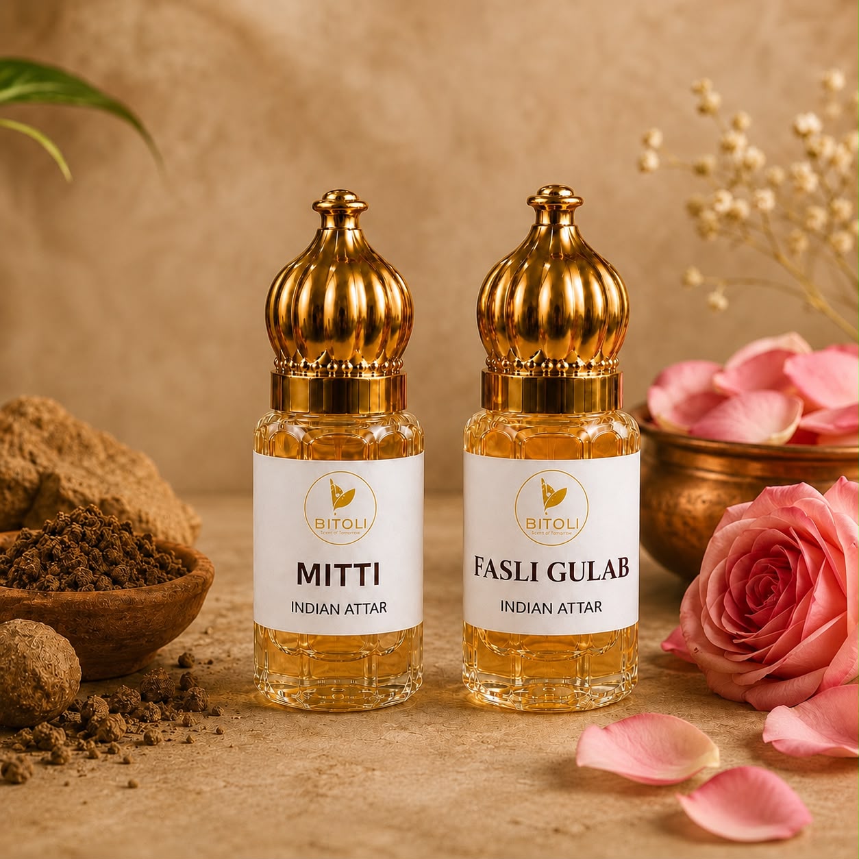 Fasli Gulab & Mitti Attar | Handcrafted In Kannauj