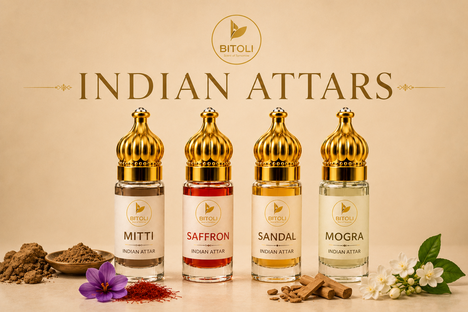 The Signature Four - Indian Attars | Handcrafted In Kannauj
