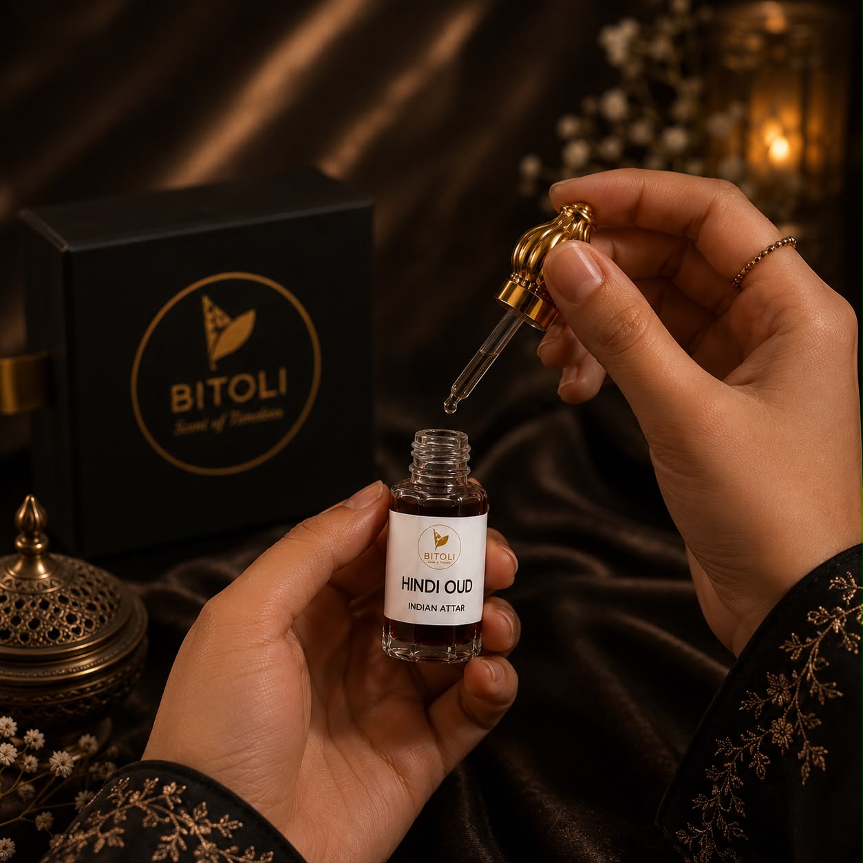 Hindi Oud Attar | Authentic Indian Oud | Handcrafted in Kannauj