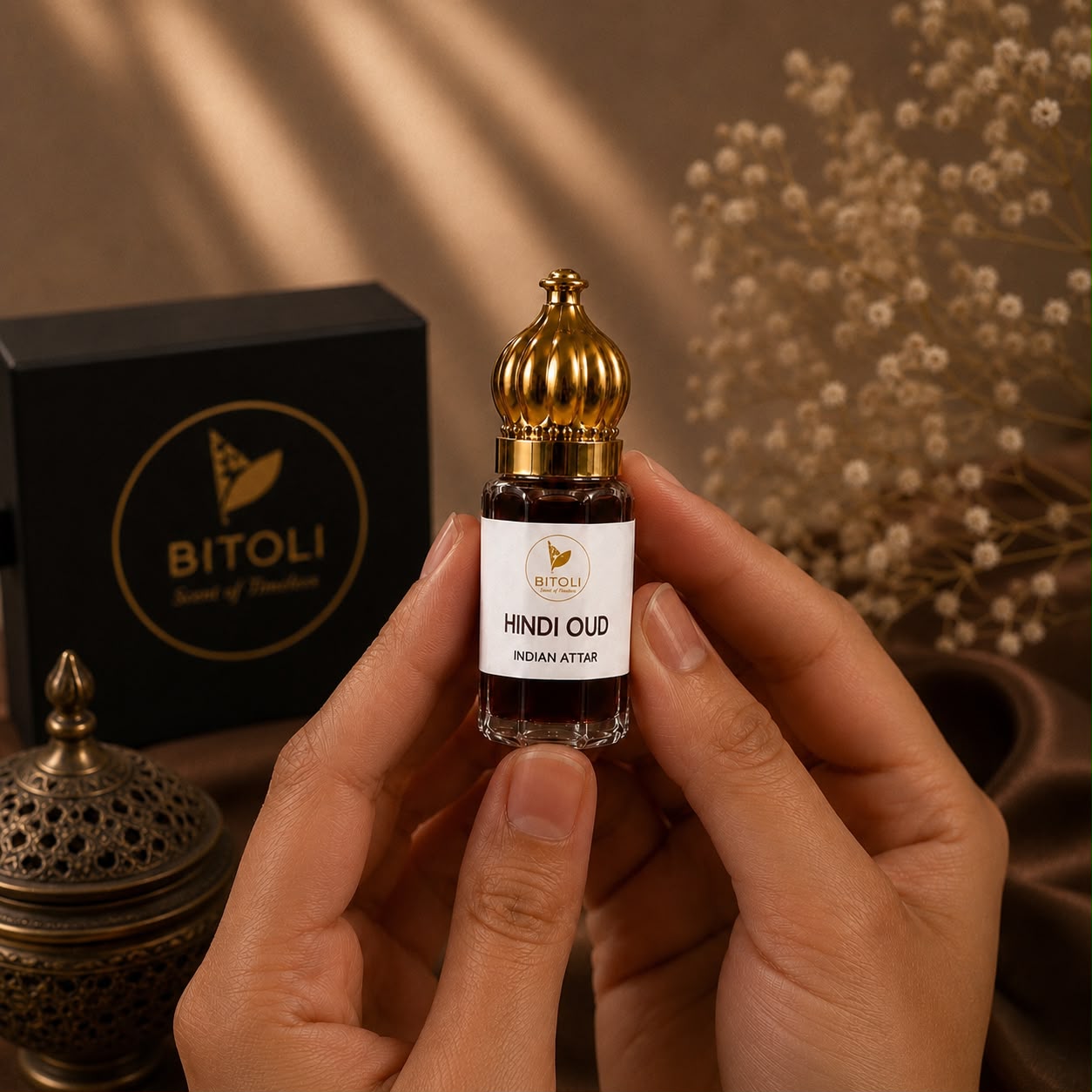 Hindi Oud Attar | Authentic Indian Oud | Handcrafted in Kannauj