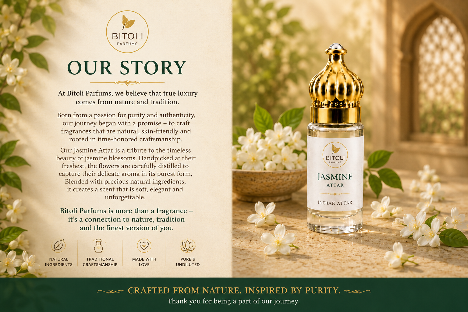 Jasmine Attar | Authentic Indian Attar | Handcrafted in India