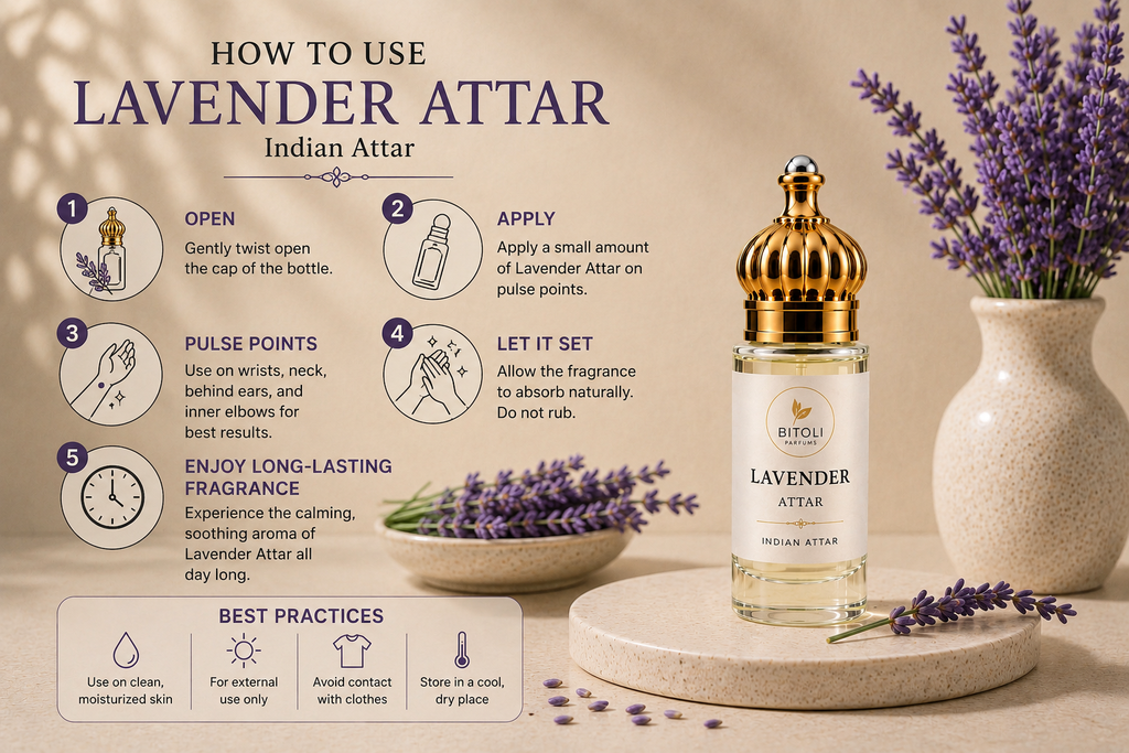 Lavender Attar | Authentic Indian Attar | Handcrafted in Kannauj