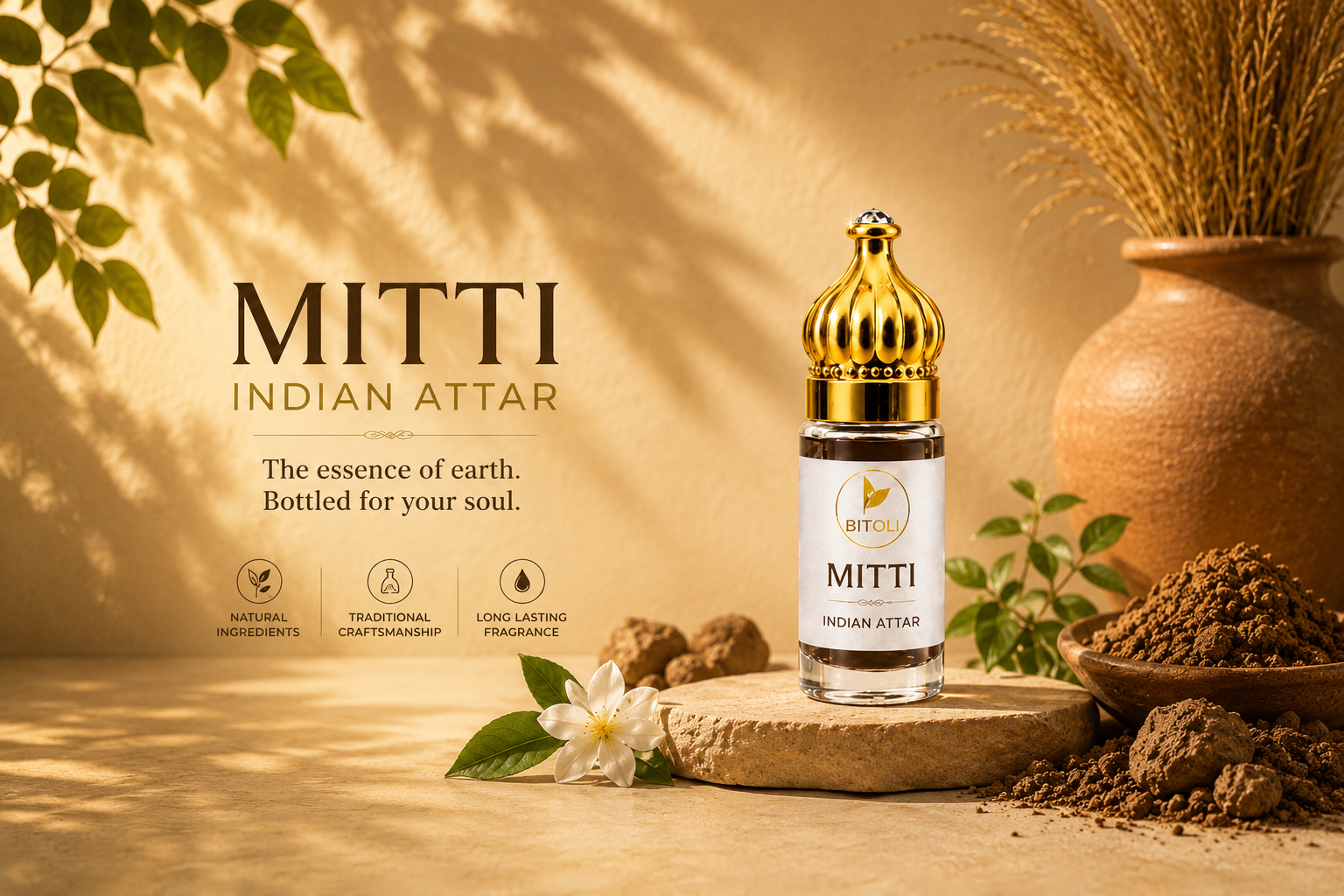 Mitti Attar | Authentic Indian Attar | Handcrafted in Kannauj