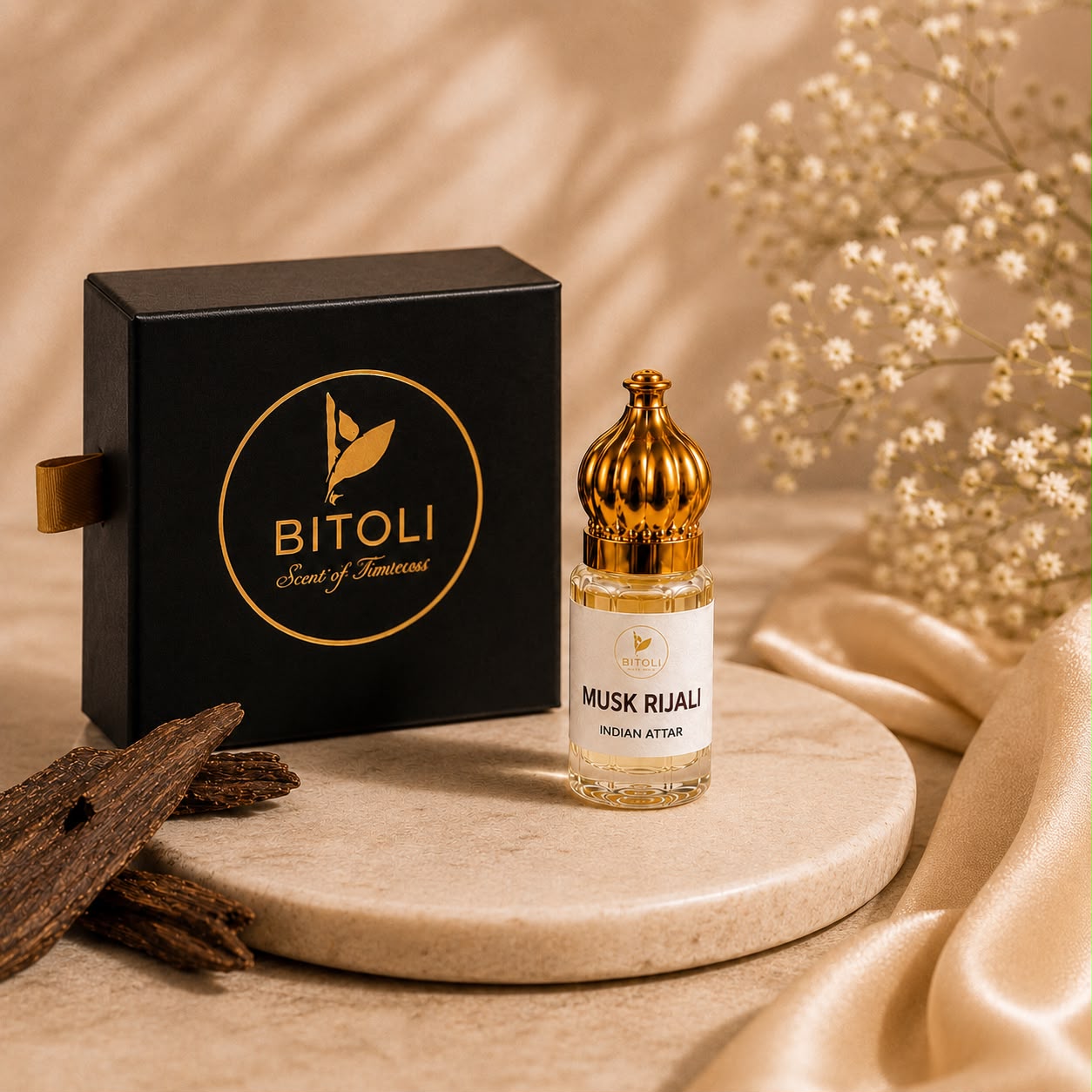 Musk Rijali Attar | Authentic Indian Musk Blend | Handcrafted In Kannauj