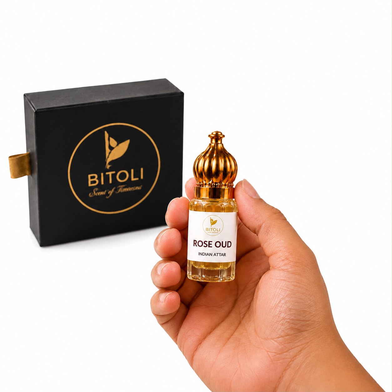 Rose Oud Attar | Authentic Indian Oud | Handcrafted In Kannauj