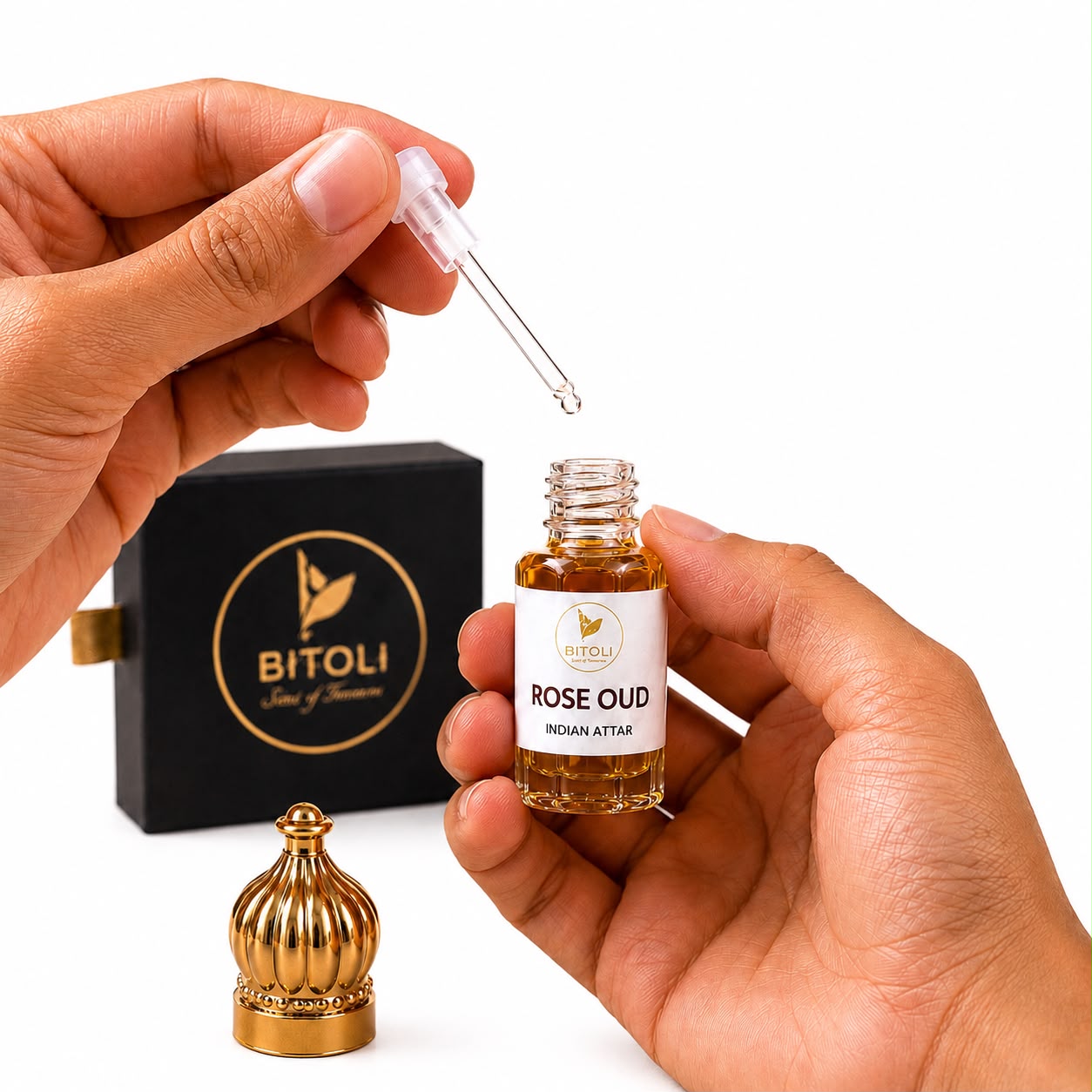 Rose Oud Attar | Authentic Indian Oud | Handcrafted In Kannauj