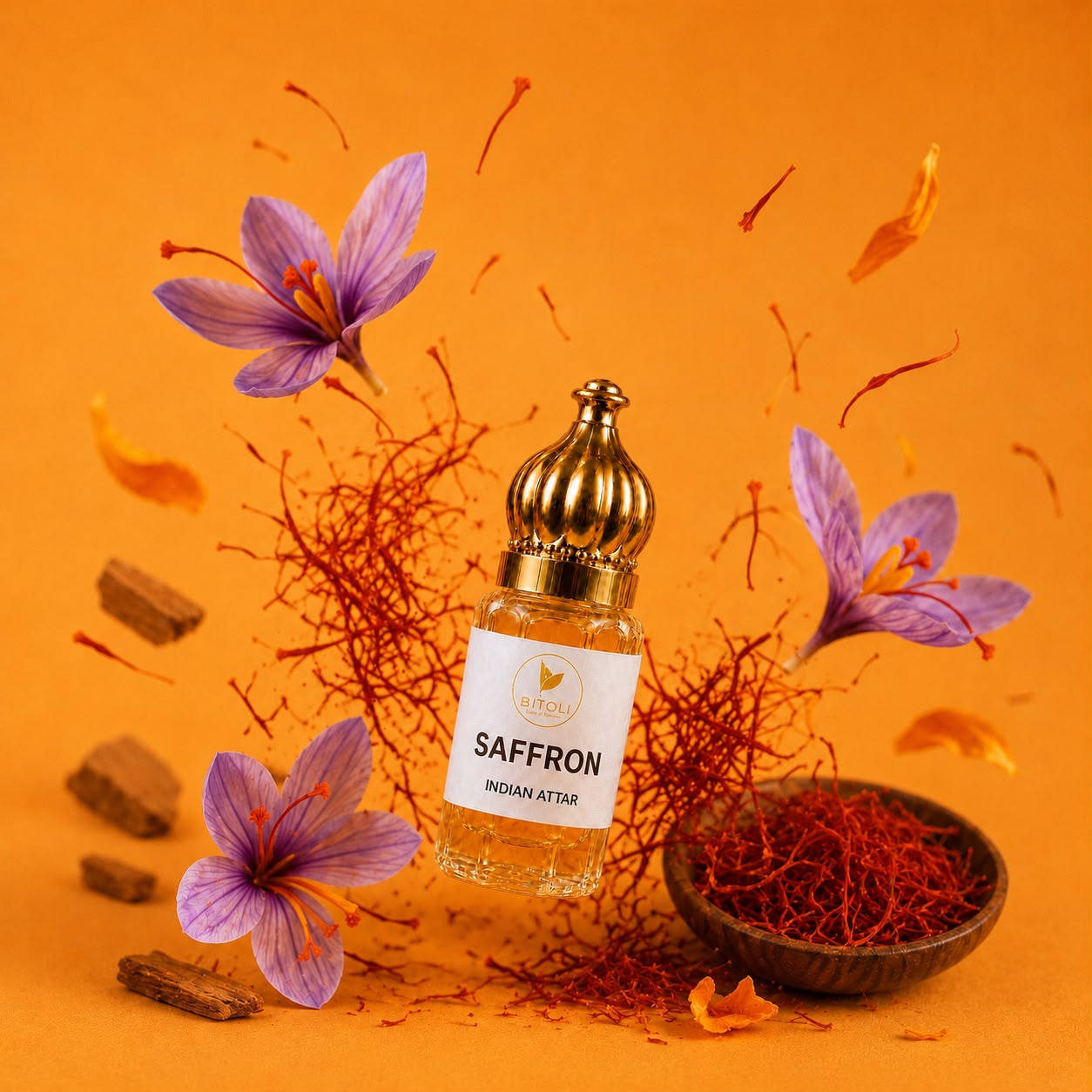 Saffron Attar | Authentic Indian Attar | Handcrafted In Kannauj