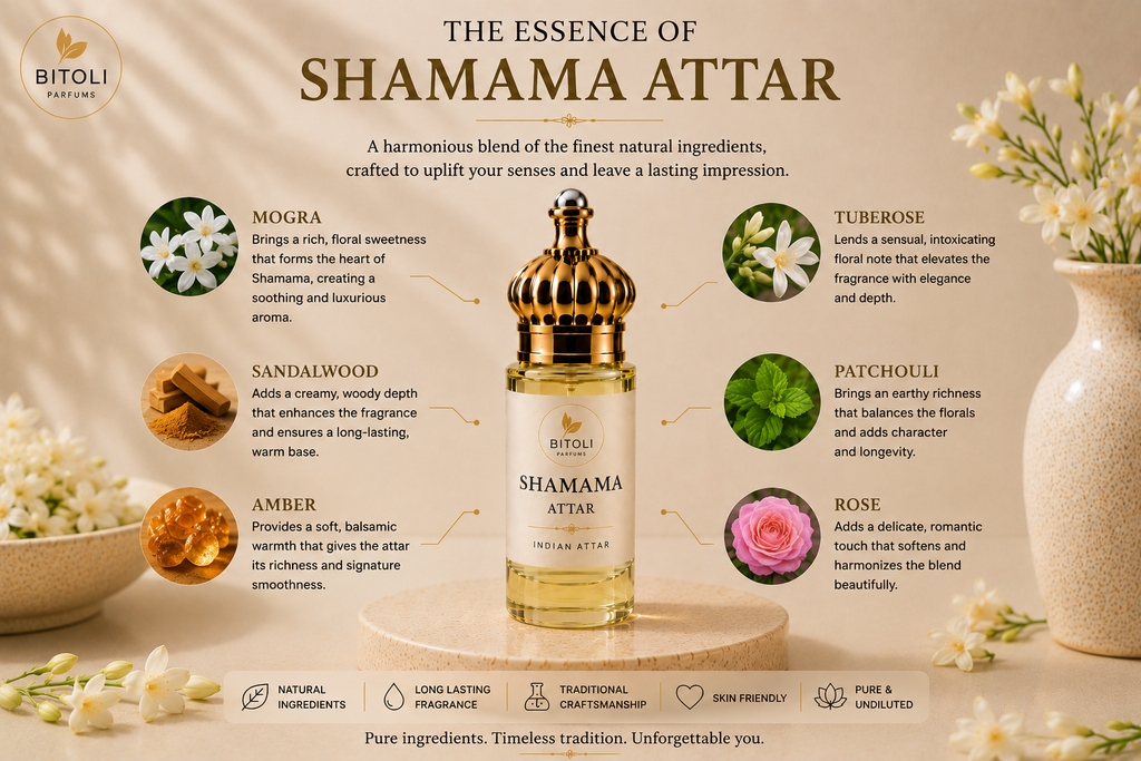 Shamama Attar | Authentic Indian Attar | Handcrafted in Kannauj