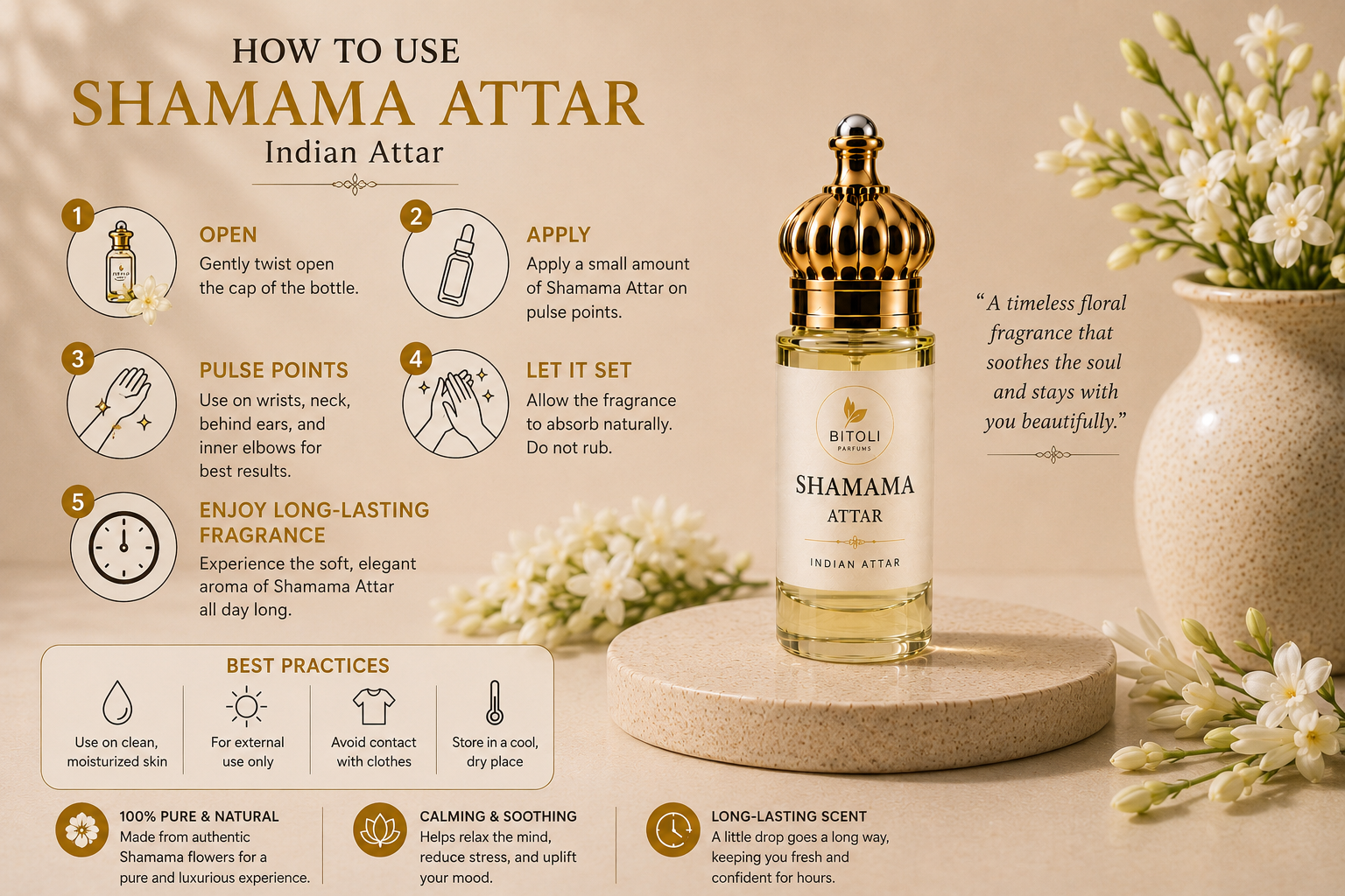 Shamama Attar | Authentic Indian Attar | Handcrafted in Kannauj