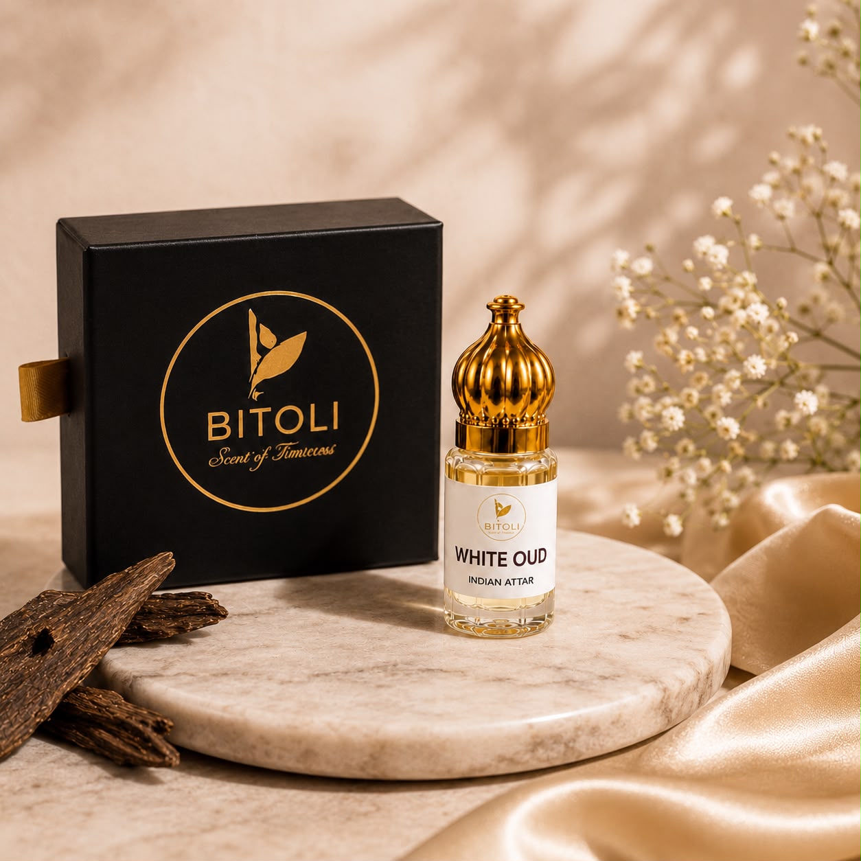 White Oud Attar | Indian Authentic Oud | Handcrafted In Kannauj