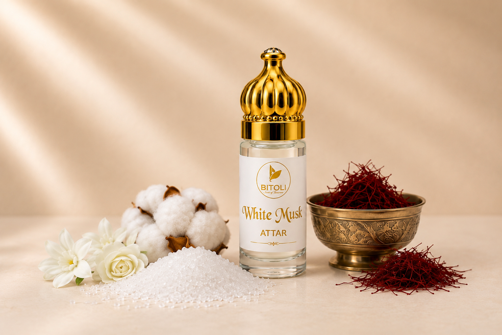 White Musk Attar | Authentic Indian Musk Blend | Handcrafted In Kannauj